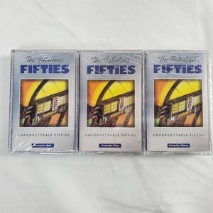 The Fabulous Fifties Cassette Lot (3 Tape Set) – Unforgettable Fifties